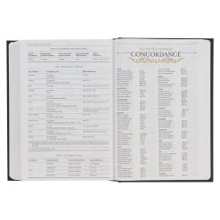 Christian Art Gifts KJV Black Hardcover Large Print Study Bible -SHOPtheWORD store 206 0988 4