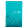 KJV Turquoise Faux Leather Deluxe Gift Bible W/ Thumb Index 2 KJV Turquoise Faux Leather Deluxe Gift Bible W/ Thumb Index -SHOPtheWORD store 206 0991 0