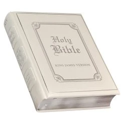 KJV White Faux Leather King James Version Family Bible 7 KJV White Faux Leather King James Version Family Bible -SHOPtheWORD store 206 0993 2