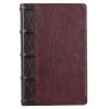 KJV Two-tone Brown Full Grain Leather Giant Print Bible W/ Thumb Index