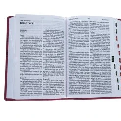 Holman Bible Publishers KJV Large Print Reference Bible, Pink Leathertouch Indexed -SHOPtheWORD store 206 1030 3