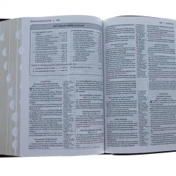 Thomas Nelson KJV Open Bible, Leathersoft, Burgundy, Comfort Print Indexed -SHOPtheWORD store 206 1036 6 1