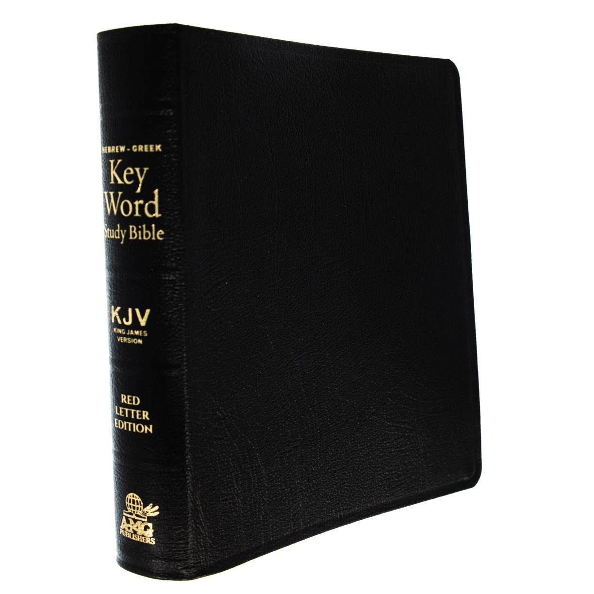 WEIGHT: 3 Lbs KJV Hebrew-Greek Key Word Study Bible, Genuine Leather, Black Indexed 3 WEIGHT: 3 Lbs KJV Hebrew-Greek Key Word Study Bible, Genuine Leather, Black Indexed