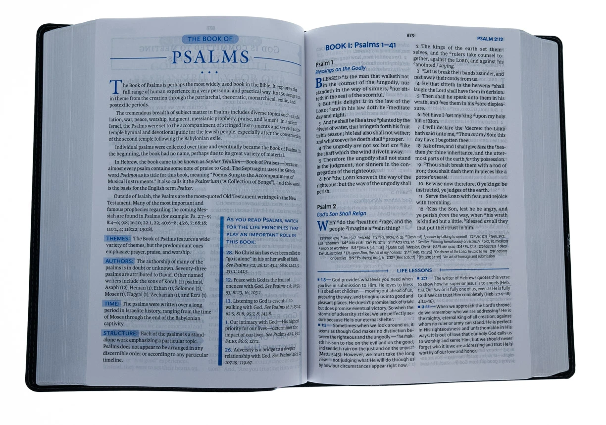 Thomas Nelson KJV, Charles F. Stanley Life Principles Bible, 2nd Edition, Leathersoft, Black 5 Thomas Nelson KJV, Charles F. Stanley Life Principles Bible, 2nd Edition, Leathersoft, Black - Image 3