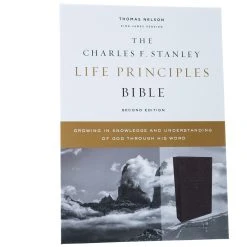 Thomas Nelson KJV, Charles F. Stanley Life Principles Bible, 2nd Edition, Leathersoft,