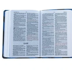 WEIGHT: 1 Lbs KJV Compact Ultrathin Bible For Teens, Blue Vortex LeatherTouch 12 WEIGHT: 1 Lbs KJV Compact Ultrathin Bible For Teens, Blue Vortex LeatherTouch -SHOPtheWORD store 206 1053 5