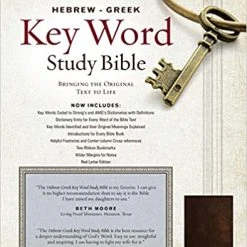 WEIGHT: 1 Lbs KJV Hebrew-Greek Key Word Study Bible