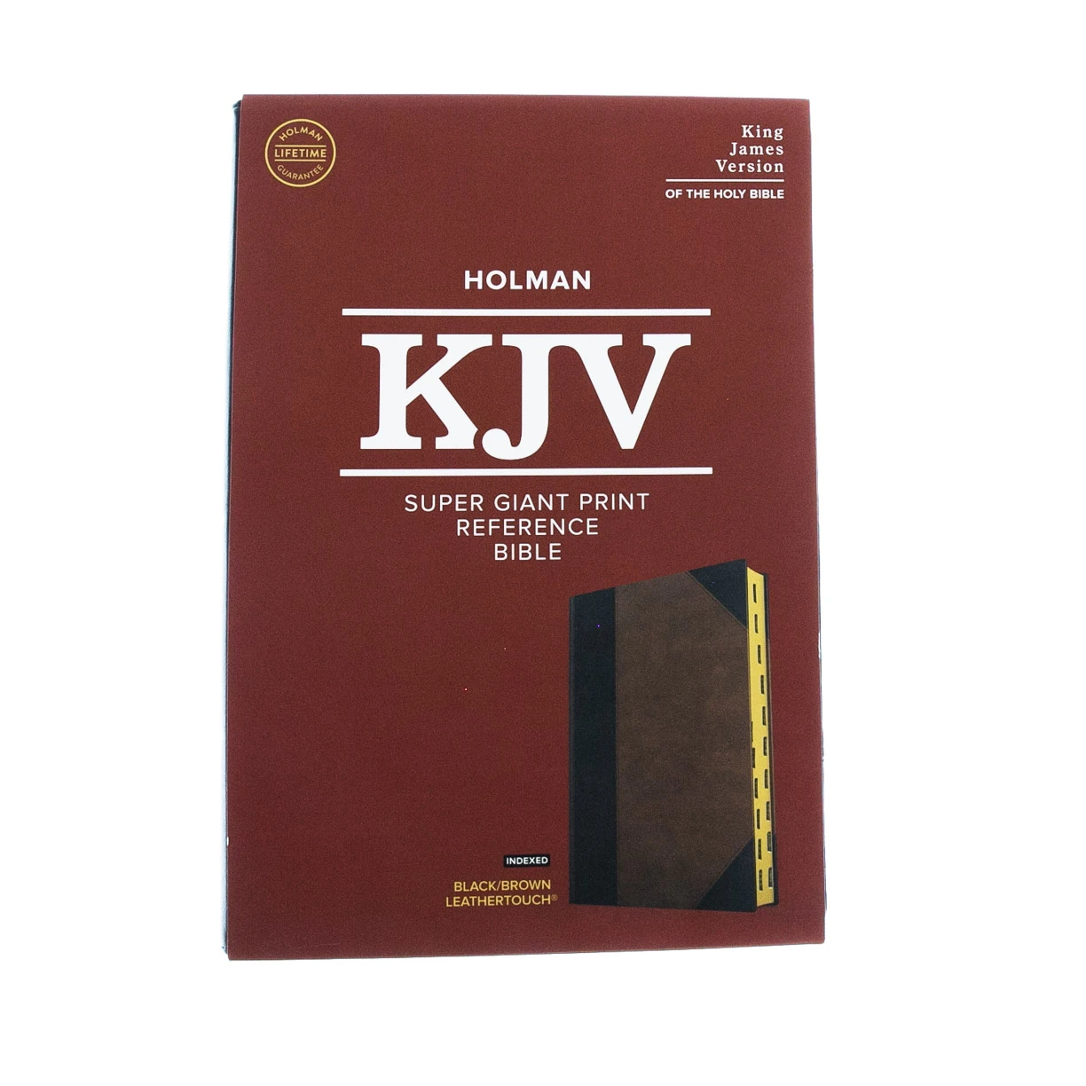 Holman Bible Publishers KJV Super Giant Print Reference Bible, Black/Brown Leathertouch, Indexed 4 Holman Bible Publishers KJV Super Giant Print Reference Bible, Black/Brown Leathertouch, Indexed - Image 2