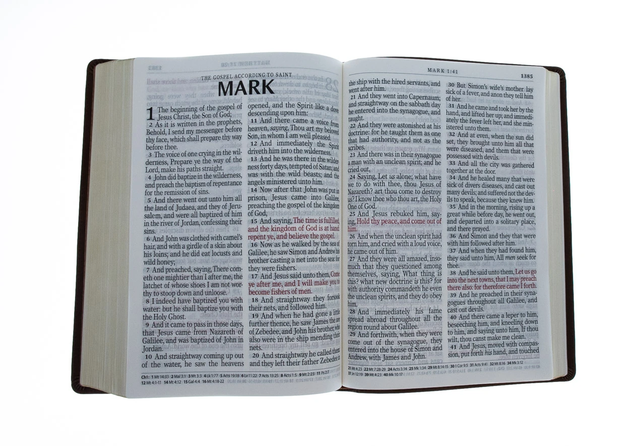 WEIGHT: 3 Lbs KJV Bible Super Giant Print Tan 7 WEIGHT: 3 Lbs KJV Bible Super Giant Print Tan - Image 5