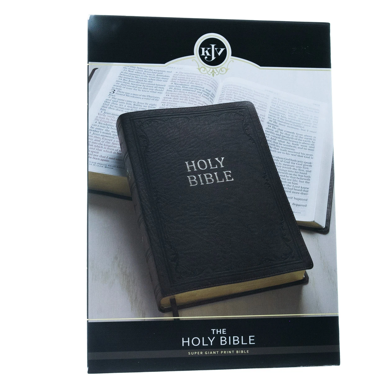 Christian Art Gifts KJV Bible Super Giant Print Dark Brown Faux Leather 4 Christian Art Gifts KJV Bible Super Giant Print Dark Brown Faux Leather - Image 2