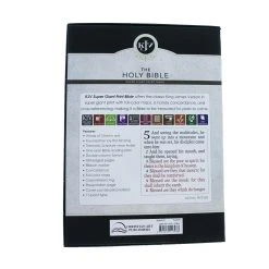 Christian Art Gifts KJV Bible Super Giant Print Grey And Pink -SHOPtheWORD store 206 1075 5 1