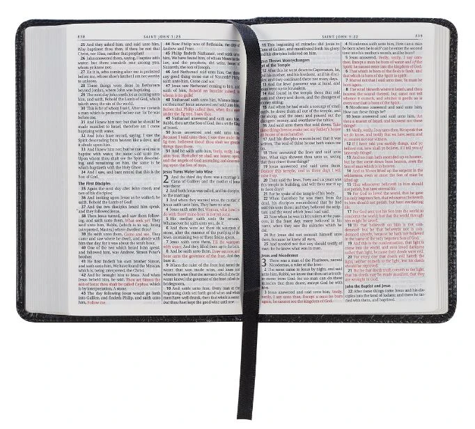 Christian Art Gifts KJV Bible Mini Pocket Black 8 Christian Art Gifts KJV Bible Mini Pocket Black - Image 6