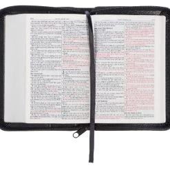 Christian Art Gifts KJV Bible Mini Pocket Black With Zipper -SHOPtheWORD store 206 1077 3