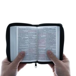 Christian Art Gifts KJV Bible Mini Pocket Black With Zipper -SHOPtheWORD store 206 1077 4