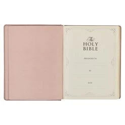Christian Art Gifts Pearlescent Mauve Faux Leather Hardcover Large Print KJV Note-taking Bible 10 Christian Art Gifts Pearlescent Mauve Faux Leather Hardcover Large Print KJV Note-taking Bible -SHOPtheWORD store 206 2004 2