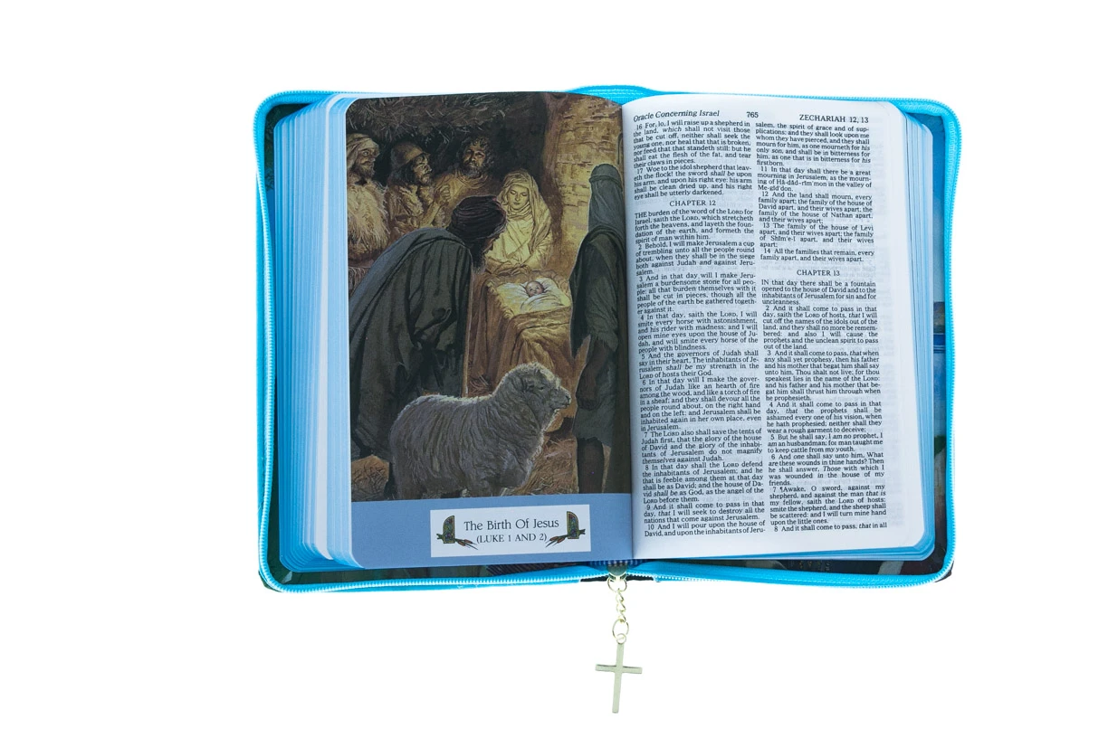 Thomas Nelson KJV Seaside Bible Hardcover With Zipper 5 Thomas Nelson KJV Seaside Bible Hardcover With Zipper - Image 3
