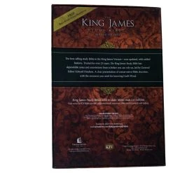 Thomas Nelson KJV Study Bible, Large Print, Bonded Leather, Black -SHOPtheWORD store 206 2086 5