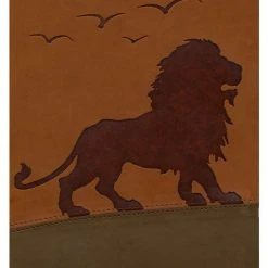 Holman Bible Publishers KJV One Big Story Bible, Brown Lion Leathertouch -One Big Story