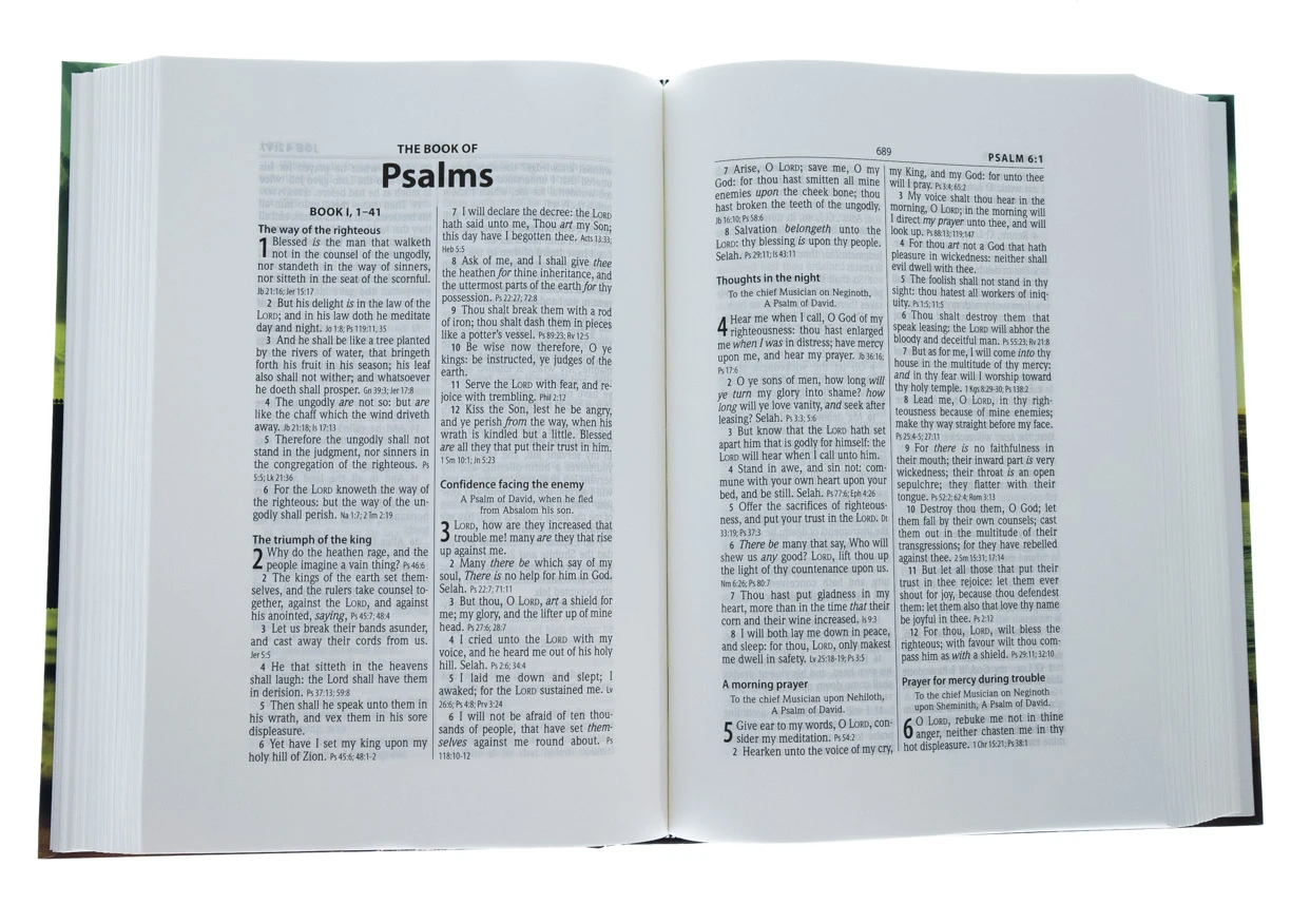 KJV Large Print Wide Margin Bible Hardcover 5 KJV Large Print Wide Margin Bible Hardcover - Image 3