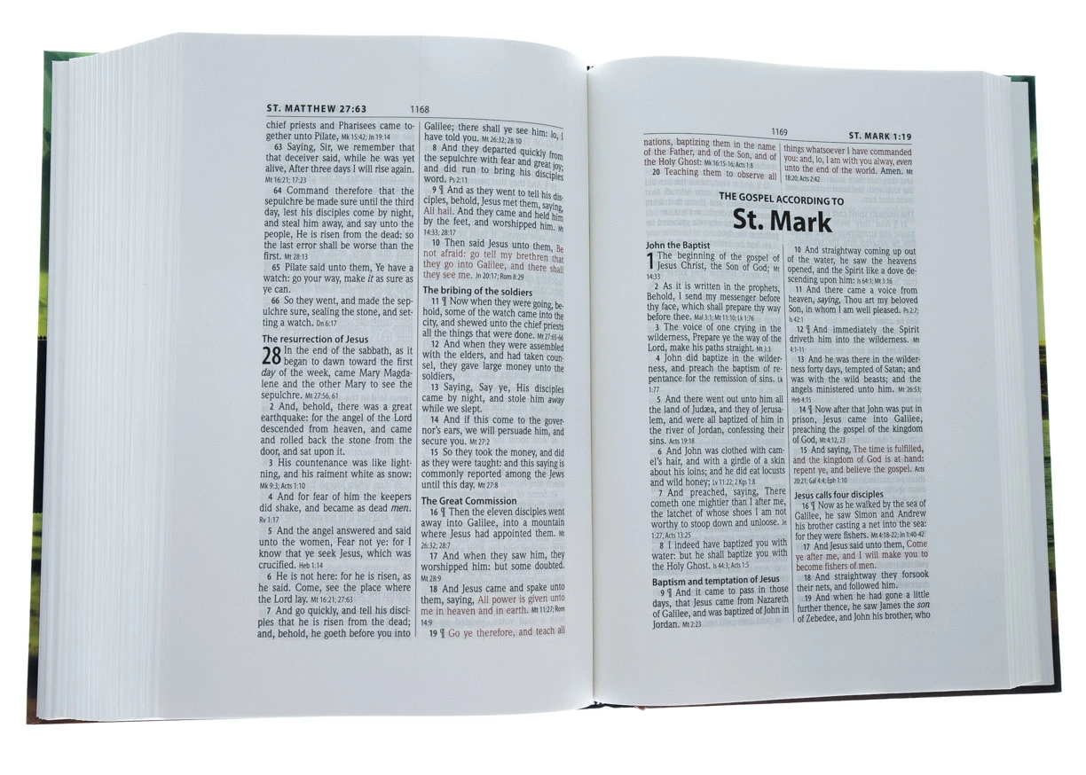 KJV Large Print Wide Margin Bible Hardcover 6 KJV Large Print Wide Margin Bible Hardcover - Image 4