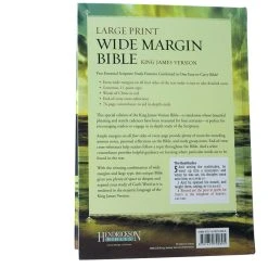 KJV Large Print Wide Margin Bible Hardcover 11 KJV Large Print Wide Margin Bible Hardcover -SHOPtheWORD store 206 2103 4