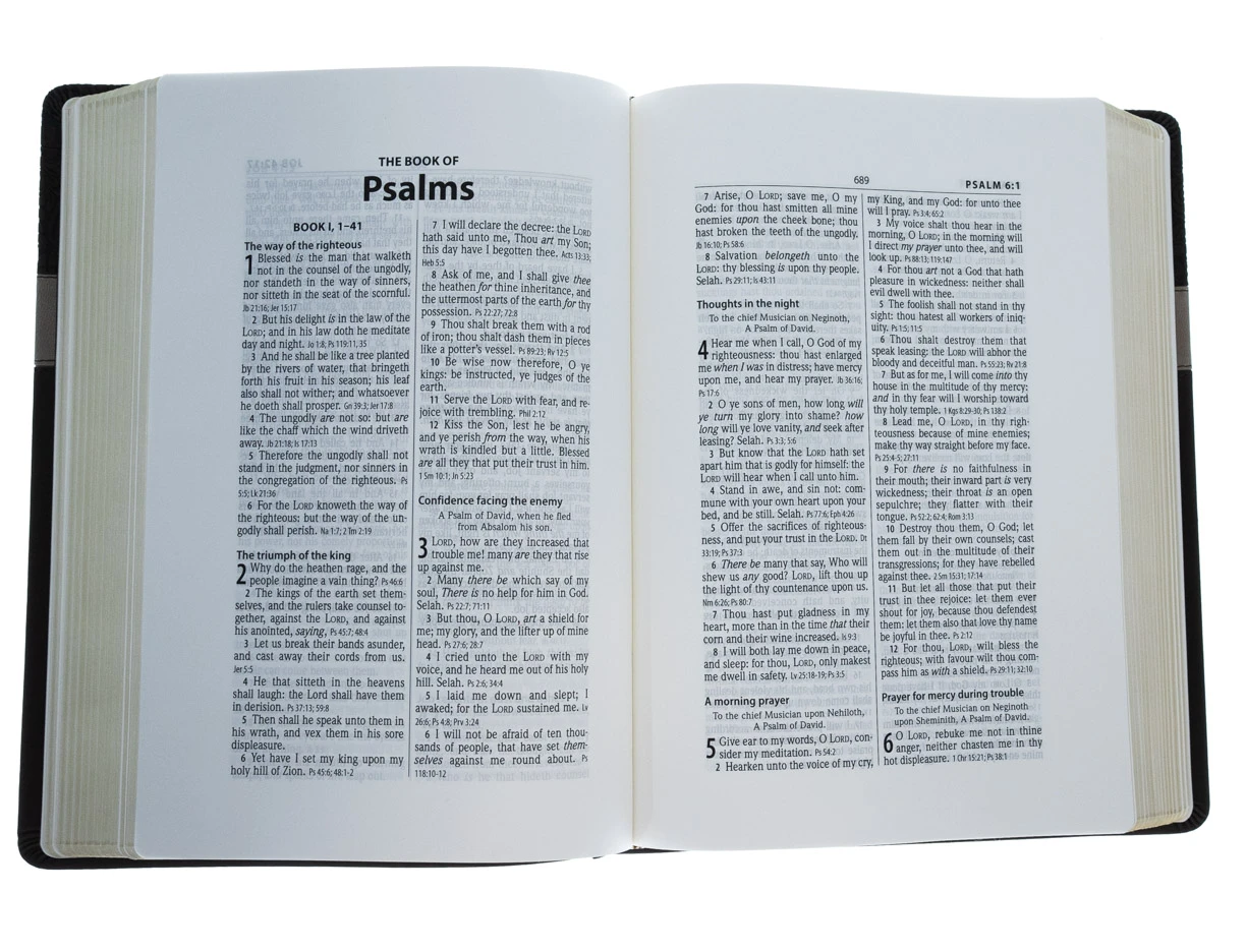 WEIGHT: 0 Lbs KJV Large Print Wide Margin Bible Brown Flexisoft Leather 4 WEIGHT: 0 Lbs KJV Large Print Wide Margin Bible Brown Flexisoft Leather - Image 2
