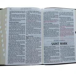 Christian Art Gifts KJV Bible Giant Print Full Size Dark Brown Faux Leather -SHOPtheWORD store 206 2115 5