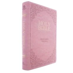 Christian Art Gifts KJV Giant Print Full-size Bible Pink Faux Leather Thumb-index 10 Christian Art Gifts KJV Giant Print Full-size Bible Pink Faux Leather Thumb-index -SHOPtheWORD store 206 2118 2