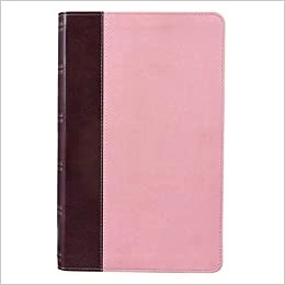 Christian Art Gifts KJV Brown And Pink Half-bound Faux Leather Giant Print 3 Christian Art Gifts KJV Brown And Pink Half-bound Faux Leather Giant Print