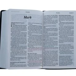 Tyndale House Publishing KJV Personal Size Giant Print Bible, LeatherLike, Black/Onyx -SHOPtheWORD store 206 2130 4