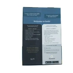 Tyndale House Publishing KJV Personal Size Giant Print Bible, LeatherLike, Black/Onyx -SHOPtheWORD store 206 2130 5