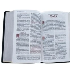 Thomas Nelson KJV, Personal Size Reference Bible, Sovereign Collection, Genuine Leather, Black -SHOPtheWORD store 206 2135 4