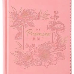 Christian Art Gifts KJV Pink Hardcover Faux Leather My Promise Bible