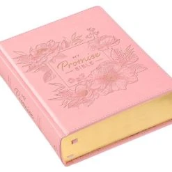 Christian Art Gifts KJV Pink Hardcover Faux Leather My Promise Bible -SHOPtheWORD store 206 2137 2