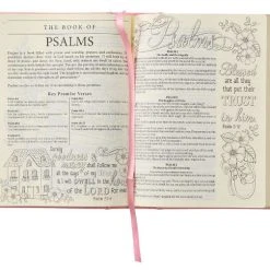 Christian Art Gifts KJV Pink Hardcover Faux Leather My Promise Bible -SHOPtheWORD store 206 2137 3