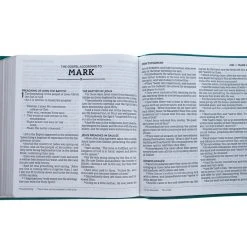 Zondervan NASB 1995 XL Bible, Comfort Print–Soft Leather-look, Teal -SHOPtheWORD store 208 0058 4
