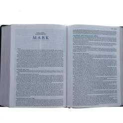 NASB MacArthur Study Bible Black Genuine Leather -SHOPtheWORD store 208 0067 5
