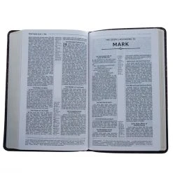 Zondervan NRSV, Thinline Reference Bible, Leathersoft, Burgundy -SHOPtheWORD store 213 0015 4