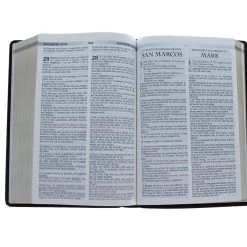 Holman Bible Publishers Spanish-RVR 1960/KJV Bilingual Bible-Burgundy Imitation Leather -SHOPtheWORD store 216 0002 3