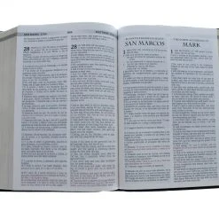 WEIGHT: 1 Lbs Span-RVR 1960/KJV Large Print Bilingual Bible-Black Imitation Leather 12 WEIGHT: 1 Lbs Span-RVR 1960/KJV Large Print Bilingual Bible-Black Imitation Leather -SHOPtheWORD store 216 0018 4