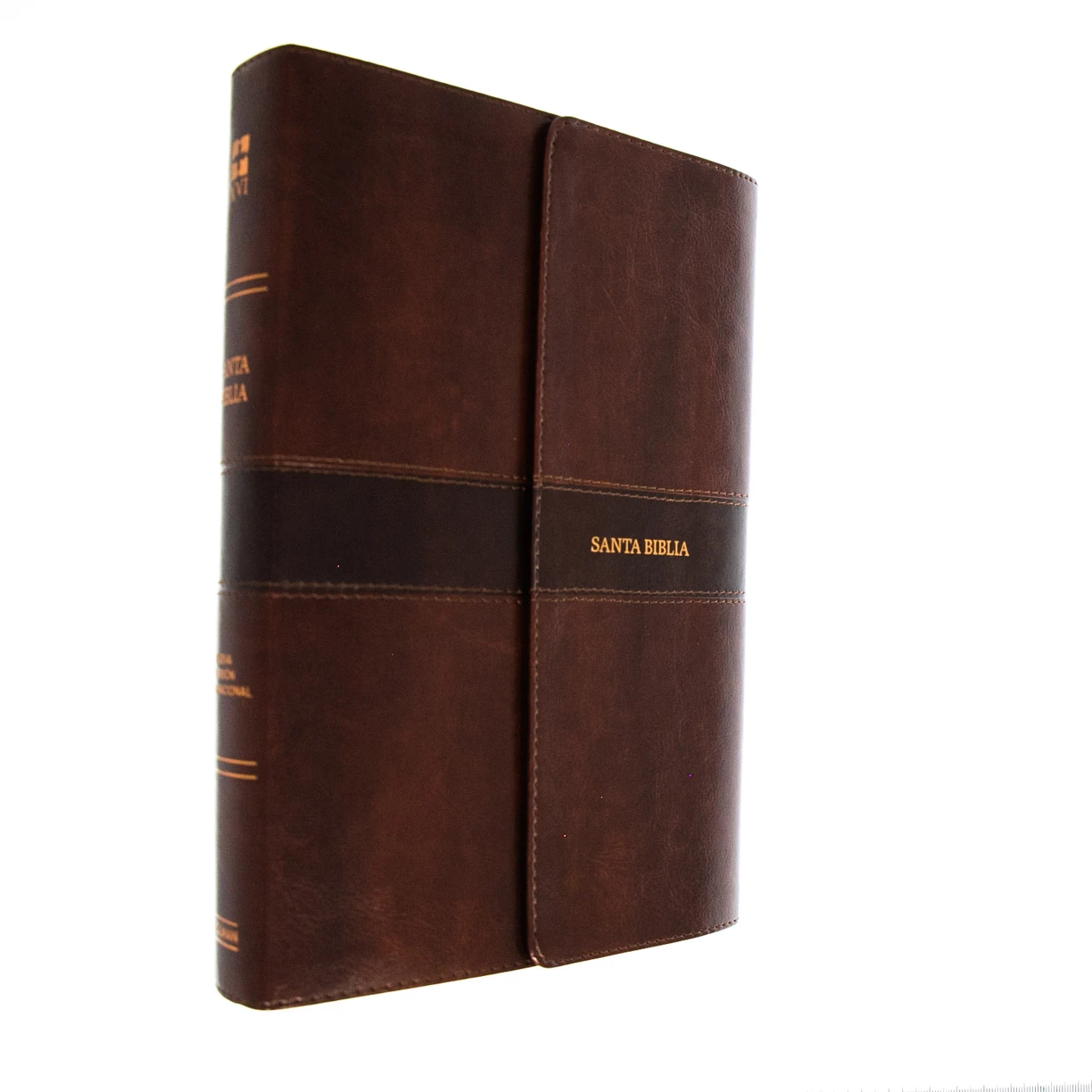 NVI Biblia Letra Gigante marrón, símil piel y solapa con imán (Spanish Edition) WEIGHT: 1 Lbs NVI Biblia Letra Gigante Marrón, Símil Piel Y Solapa Con Imán (Spanish Edition) -SHOPtheWORD store 216 0023 3