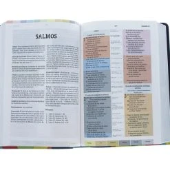 RVR 1960 Biblia De Estudio Arcoiris, Morado/multicolor -SHOPtheWORD store 216 0025 3 1