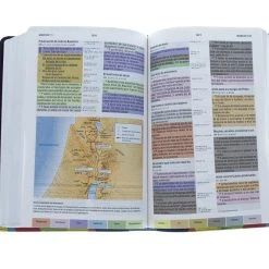 RVR 1960 Biblia De Estudio Arcoiris, Morado/multicolor -SHOPtheWORD store 216 0025 5 1