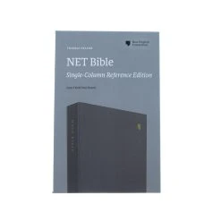 Thomas Nelson NET Bible, Single-Column Reference, Cloth Over Board, Gray 8 Thomas Nelson NET Bible, Single-Column Reference, Cloth Over Board, Gray -SHOPtheWORD store 221 0014 1