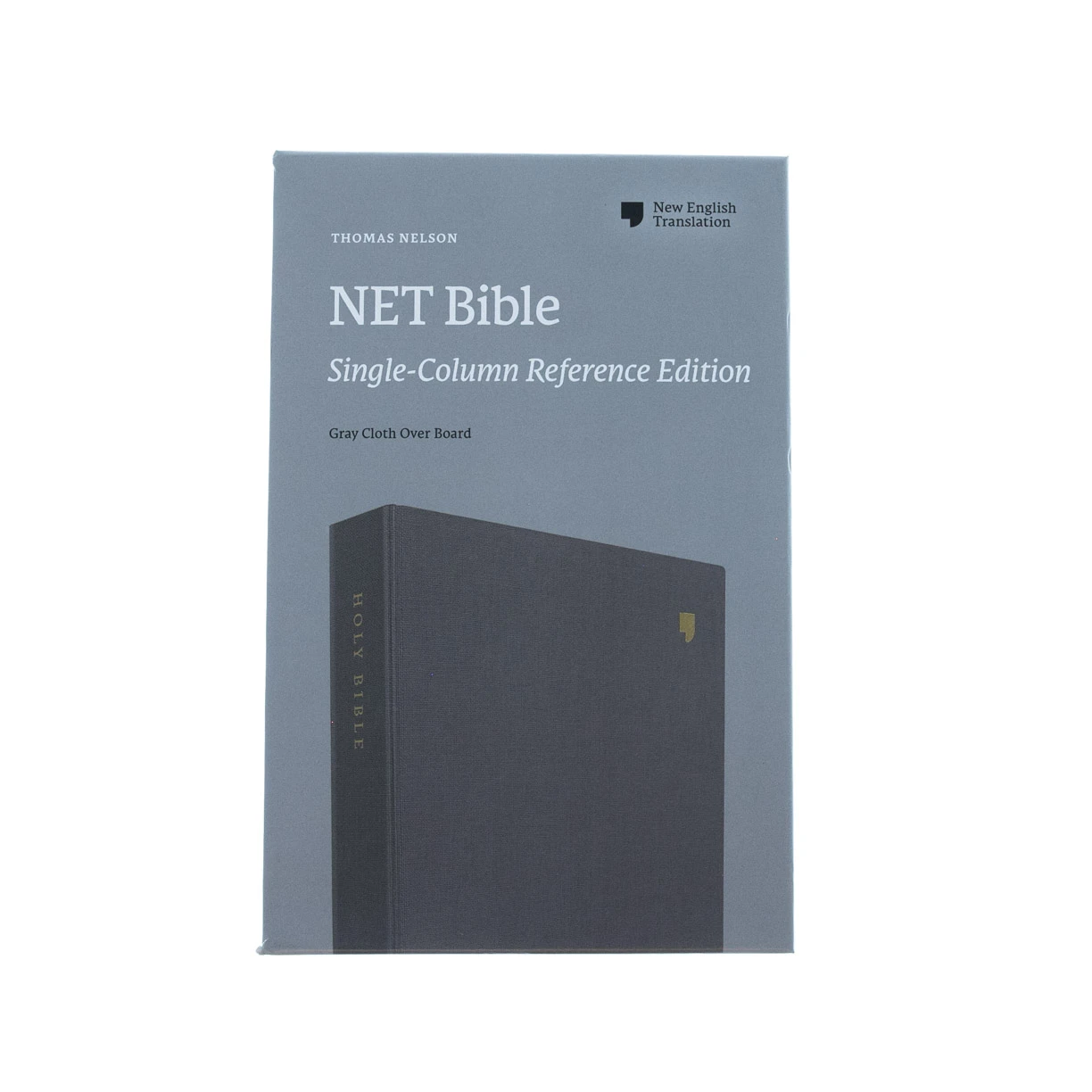 Thomas Nelson NET Bible, Single-Column Reference, Cloth Over Board, Gray 4 Thomas Nelson NET Bible, Single-Column Reference, Cloth Over Board, Gray - Image 2