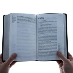 Thomas Nelson NET Bible, Single-Column Reference, Leathersoft, Black -SHOPtheWORD store 221 0015 4