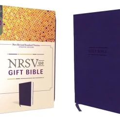 Zondervan NRSVUE Gift Bible, Leathersoft, Blue, Comfort Print