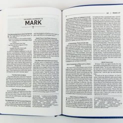 Zondervan NRSVUE Gift Bible, Leathersoft, Blue, Comfort Print -SHOPtheWORD store 226 0013 2 1