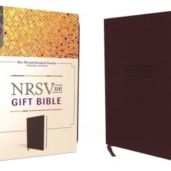 Zondervan NRSVUE Gift Bible, Leathersoft, Burgundy, Comfort Print