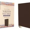 Zondervan NRSVUE Holy Bible With Apocrypha, Leathersoft, Brown -SHOPtheWORD store 226 0015 0